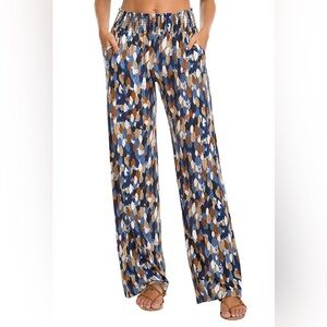 Urban CoCo Women's Boho Palazzo Wide Leg Lounge Pants size M‎ (E34)